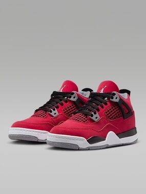 Nike Kids' Air Jordan 4 Retro “Toro” - Red/Black/Gray